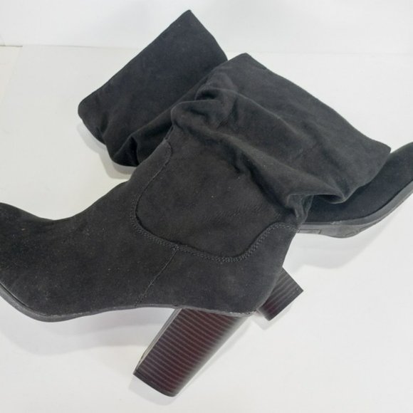 Style & Co Saraa Slouch Mid-shaft Boots Black -11 - Picture 4 of 5